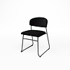 HorecaTraders Teddy stackable chair | fabric | 55x51x79cm | seat height 45cm HorecaTraders Teddy stackable chair | fabric | 55x51x79cm | seat height 45cm