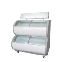 Congélateur vitrine | 2 niveaux | 408 L | -21°C à -15°C | 121 x 79 x 121 cm