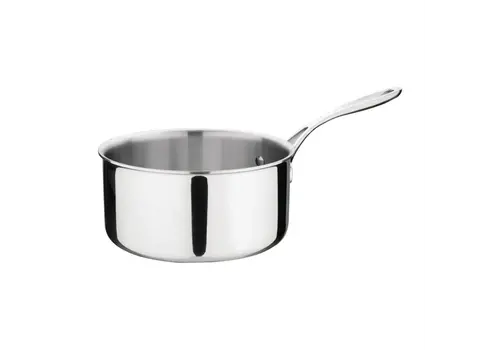 Vogue Vogue roestvrij staal & aluminium tri-wand steelpan 20 cm   Vogue Vogue roestvrij staal & aluminium tri-wand steelpan 20 cm