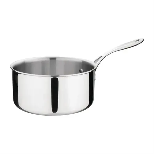  HorecaTraders Vogue stainless steel & aluminum tri-wall saucepan 20 cm 