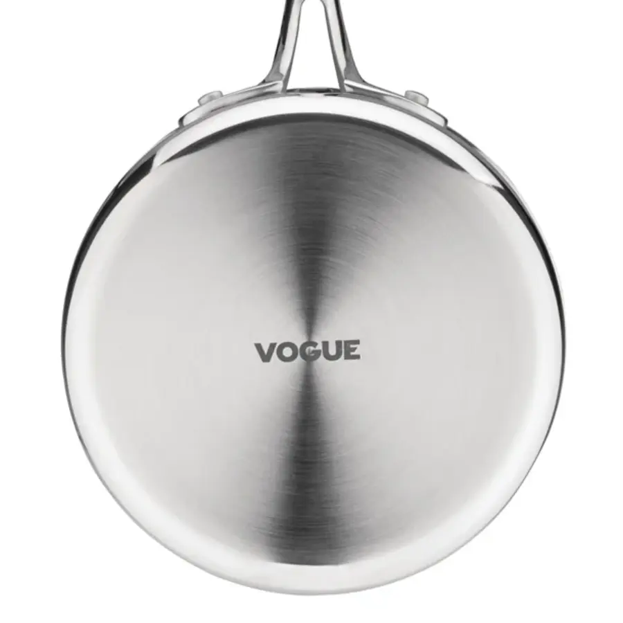 Vogue roestvrij staal & aluminium tri-wand steelpan 20 cm