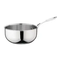 Vogue stainless steel & aluminum three-layer flared sauté pan 20cm