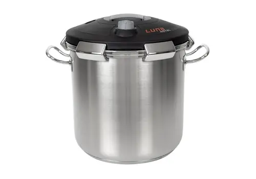  HorecaTraders Schnellkochtopf 23 l | Edelstahl | 29,5 (H) x 32 (Ø) cm 