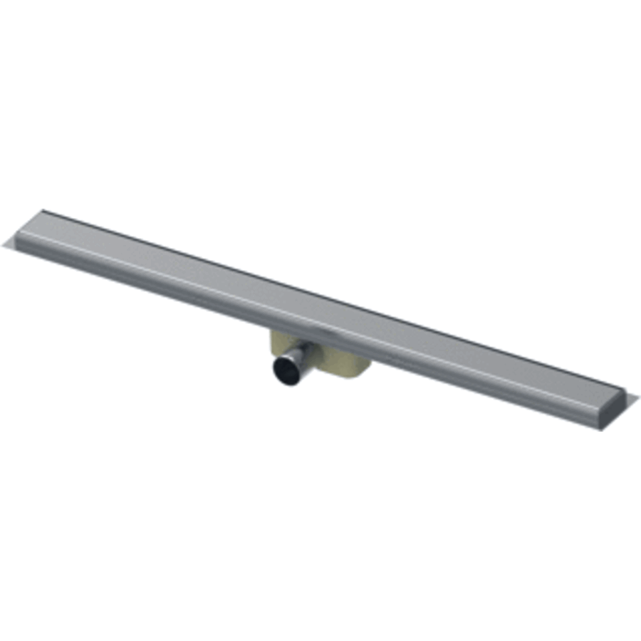 Caniveau de douche en acier inoxydable 304 | 60 cm x L 6,2 cm x H 6,5 cm | acier inoxydable