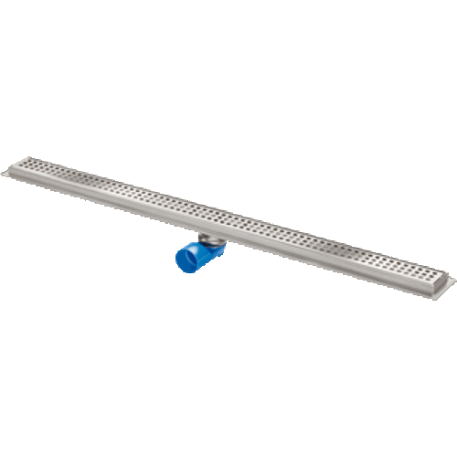  HorecaTraders Duschrinne Edelstahl 304 | 1000 x 70 x 95 mm | 0,6 l/s | Universalablauf 