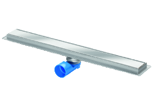  HorecaTraders Duschrinne Edelstahl 304 | 700 x 70 x 95 mm | 0,6 l/s | Universalablauf 