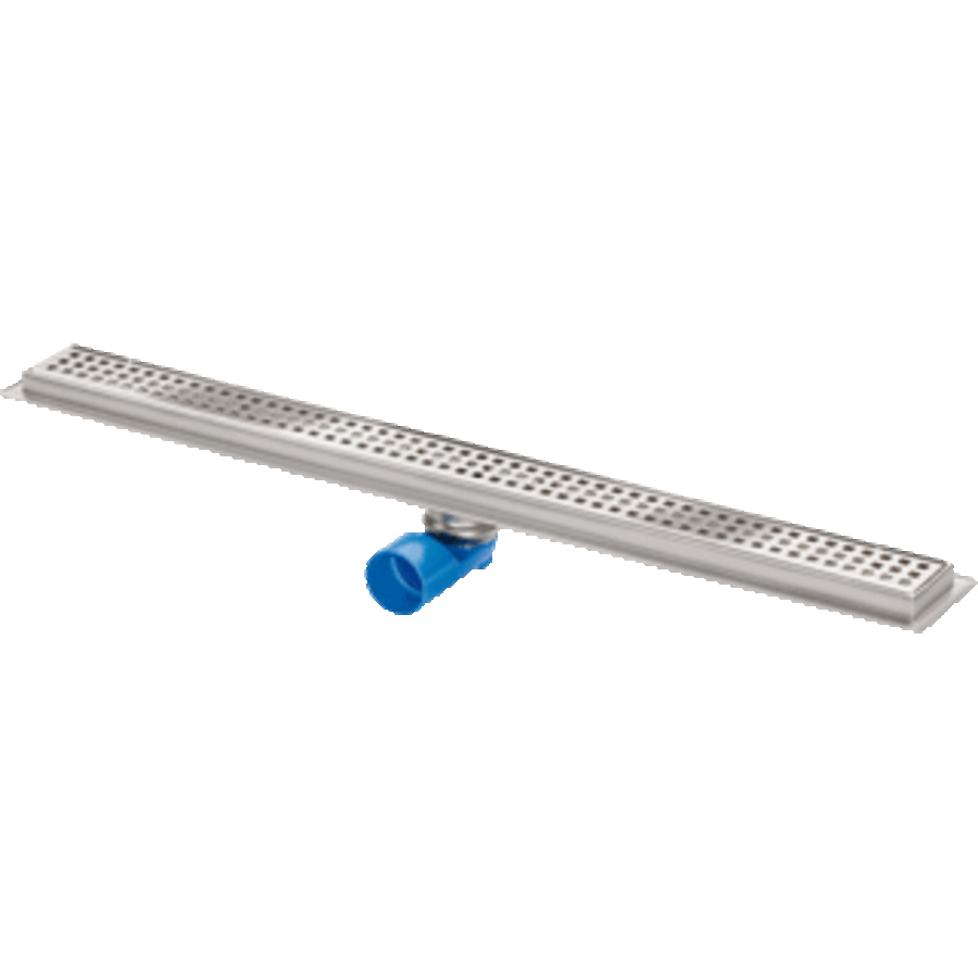 Douchegoot RVS 304 | 800 x 70 x 95 mm | 0,6 l/sec. | universele uitlaat
