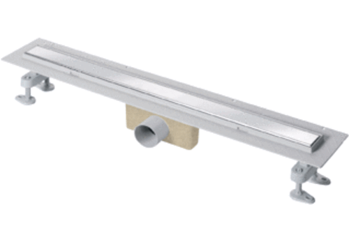 HorecaTraders Shower channel stainless steel 304 | 70 cm x W 5 cm x H 10 cm channel | stainless steel   HorecaTraders Shower channel stainless steel 304 | 70 cm x W 5 cm x H 10 cm channel | stainless steel