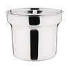 HorecaTraders RVS bain marie pot en deksel | 4L | 17(h) x 21,5(Ø)cm