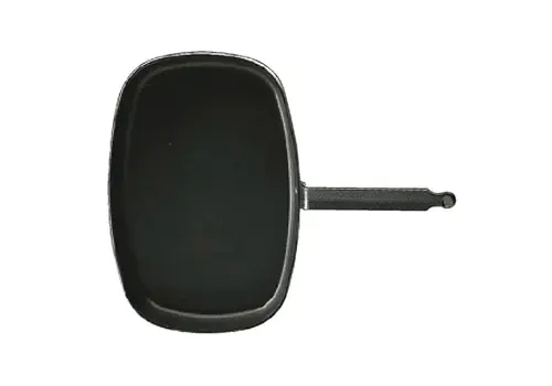  HorecaTraders Fish pan | Rectangular | non-stick | 38cm | 4(h)x38(w)x26(d)cm 