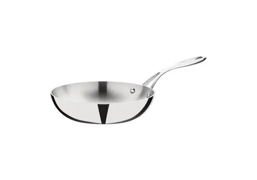 HorecaTraders Bratpfanne | Edelstahl | 1,2 l | 4,75 (H) x 20 (Ø) cm   HorecaTraders Bratpfanne | Edelstahl | 1,2 l | 4,75 (H) x 20 (Ø) cm