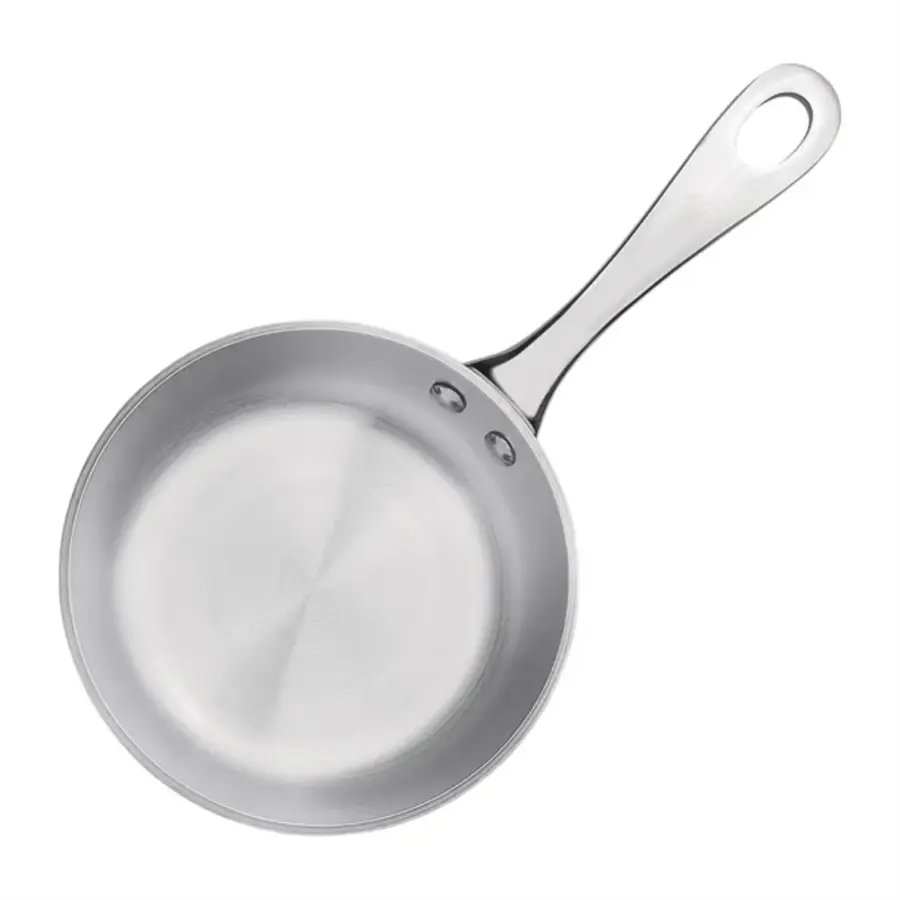 Mini frying pan | Induction | 120ml | Stainless steel | 10.25(h) x 2(Ø)cm