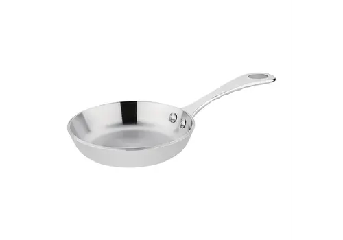 HorecaTraders Mini-Bratpfanne | Induktionsgeeignet | 120 ml | Edelstahl | 10,25 cm (H) x 2 cm (Ø)   HorecaTraders Mini-Bratpfanne | Induktionsgeeignet | 120 ml | Edelstahl | 10,25 cm (H) x 2 cm (Ø)