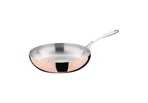 HorecaTraders Poêle à frire | Cuivre | Induction | 7,9 (h) x 30 (Ø) cm   HorecaTraders Poêle à frire | Cuivre | Induction | 7,9 (h) x 30 (Ø) cm