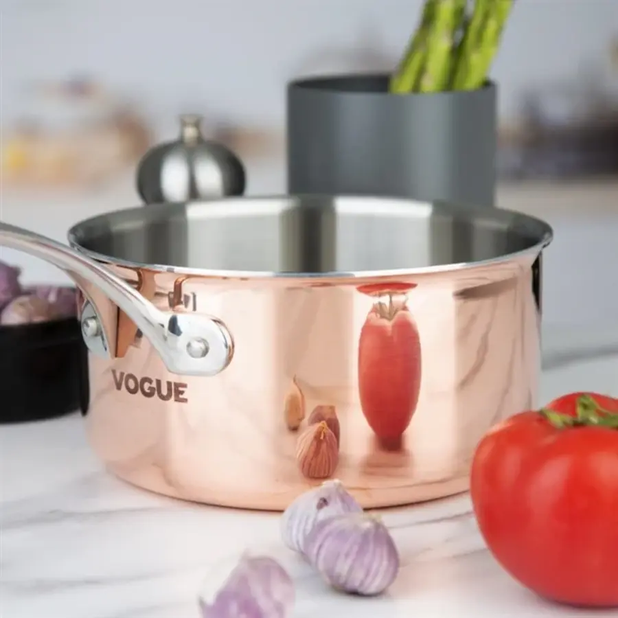 Saucepan | Copper | Induction | 3.3L | 10.25(h) x 20(Ø)cm