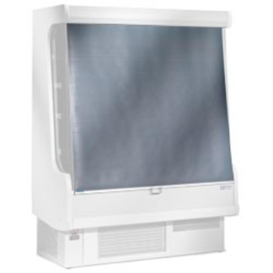 Night curtain for wall refrigerators