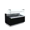 HorecaTraders Refrigerated display case | Black | Illuminated | -1 to +5°C | 198 x 90.8 x 123.5 cm HorecaTraders Refrigerated display case | Black | Illuminated | -1 to +5°C | 198 x 90.8 x 123.5 cm