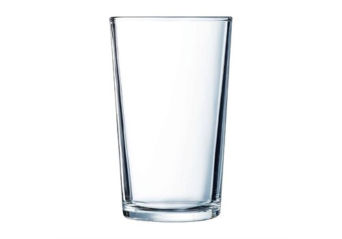  HorecaTraders Konisches Halbpintglas | 285 ml | gehärtetes Glas | stapelbar | 24 Stück 