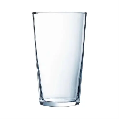  HorecaTraders Konische Pintgläser | 570 ml | gehärtetes Glas | 15 cm hoch | 24 Stück 