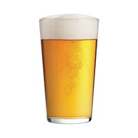 Verres à bière coniques | 570 ml | Verre trempé | Hauteur : 15 cm | Lot de 24