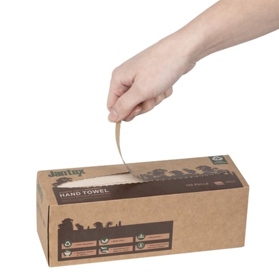 Handtücher | 100 % Recyclingpapier | 1-lagig | 100 Stück