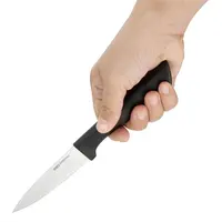 Paring knife | Black | 9cm | 3.5inch | Stainless steel