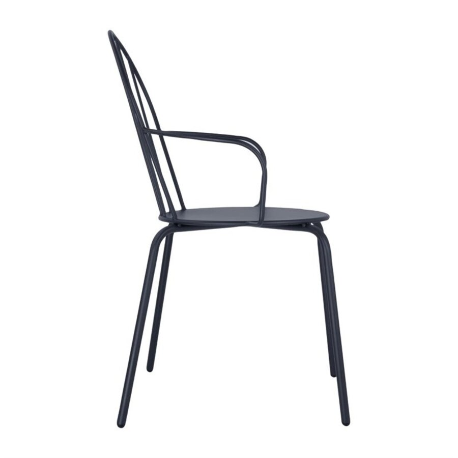 Bolero Adeline Armchairs Slate Blue (4 pieces)