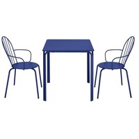 Bolero Adeline Armchairs Dark Blue (4 pieces)