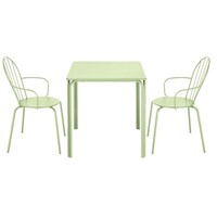 Bolero Adeline Armchair Light Green (4 pieces)