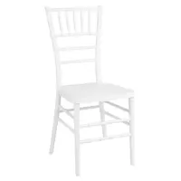 Chaises en polypropylène | Blanches | Empilables | 91,8 (H) x 47,3 (L) x 41,5 (P) cm | Lot de 4