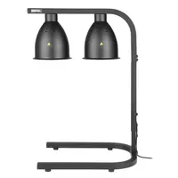 Lampe chauffante infrarouge en aluminium | réglable de 600 à 800 mm | Compatible GN 1/1