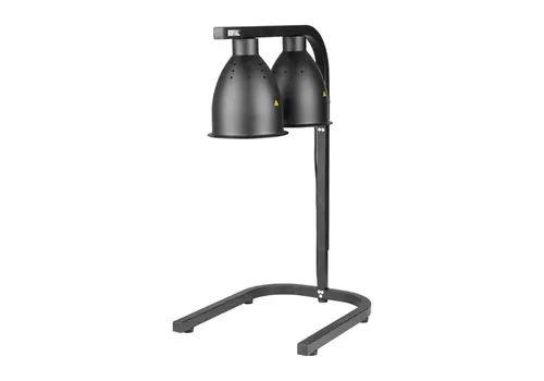  HorecaTraders infrarood warmtelamp aluminium | verstelbaar 600-800mm | gn 1/1 compatibel 