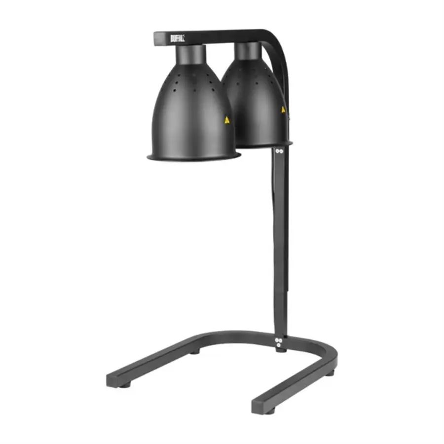 Lampe chauffante infrarouge en aluminium | réglable de 600 à 800 mm | Compatible GN 1/1