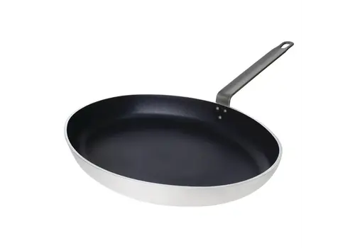  HorecaTraders ovale koekenpan aluminium 36cm | teflon platinum plus | ovenbestendig 