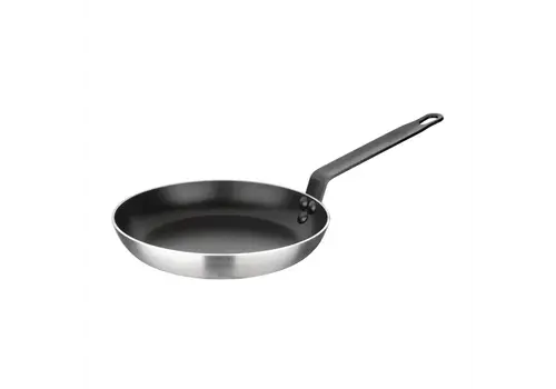  HorecaTraders Aluminium-Bratpfanne 24 cm | Teflon-Antihaftbeschichtung | geeignet für Backofen und Induktion 