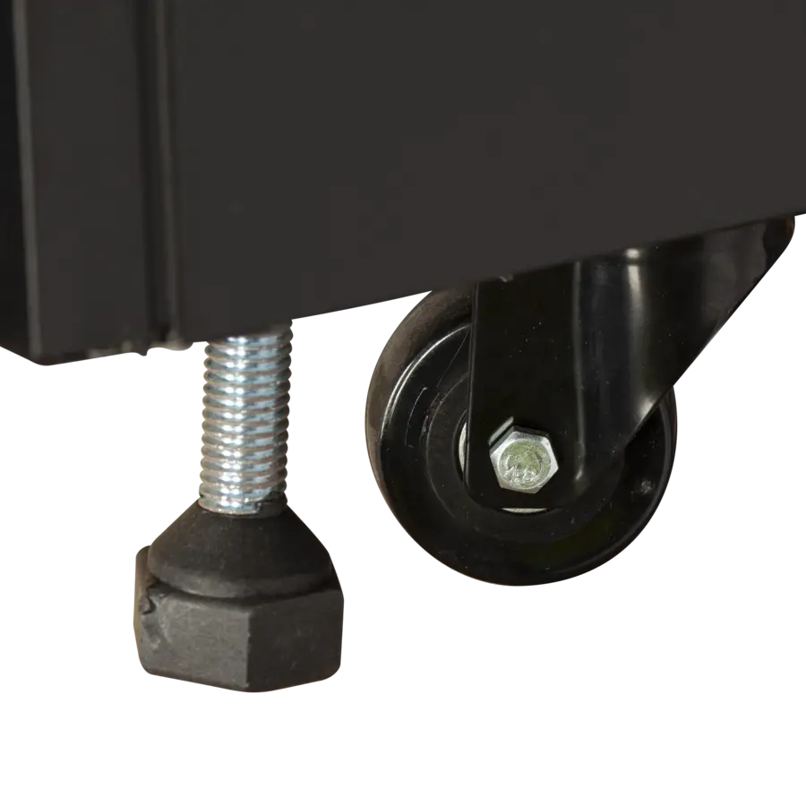 Black multi-deck cooler | 2 glass doors | 764L | 1310x740x2050 mm