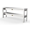Stainless steel thermal bridge for 2-level distribution 1600 x 300 x 650 mm