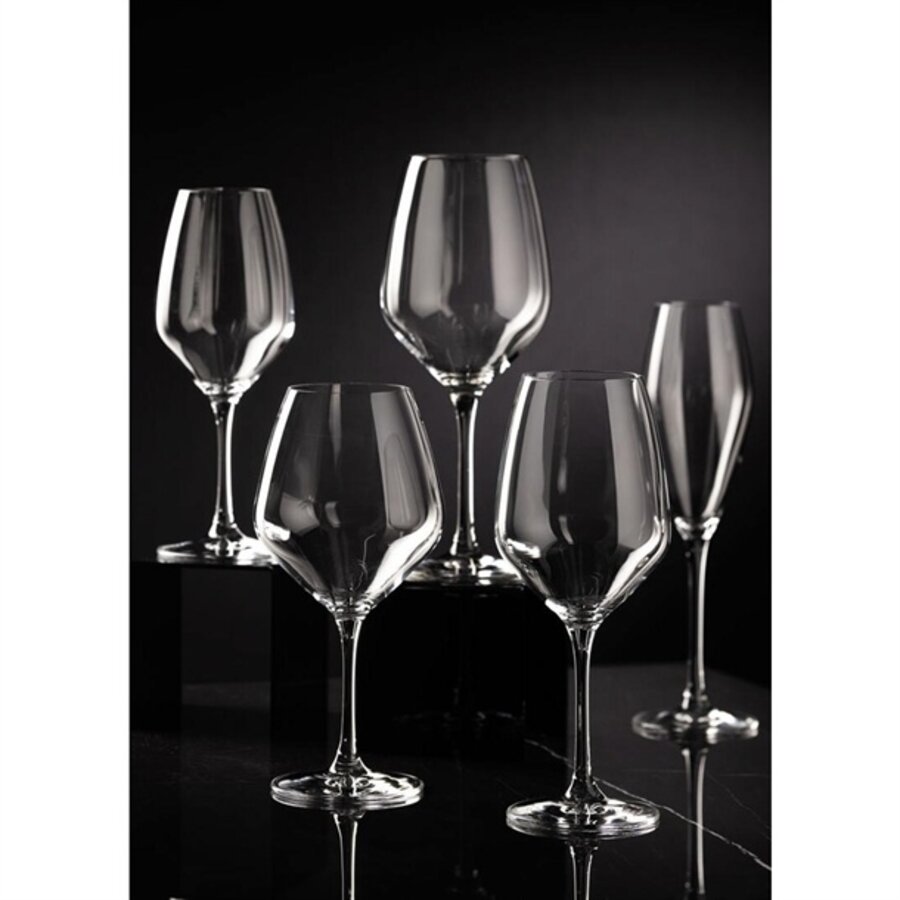 Restaurant-Weingläser 450 ml – 6er-Set, elegantes Kristallglas