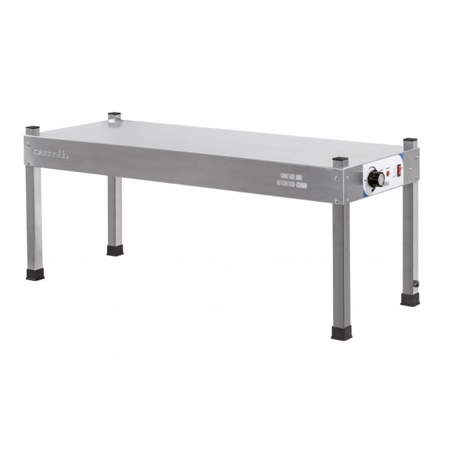 Pont thermique chauffant | Jusqu'à 70 °C | Empilable | L 150 x P 30 x H 42 cm