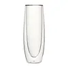 HorecaTraders Utopia Dubbelwandige Stemloze Champagneglazen 160 ml – Set van 6