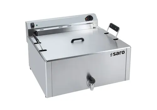  HorecaTraders Friteuse vis/deegwaren | Elektrische | 180°C | 65x67x37(h)cm 