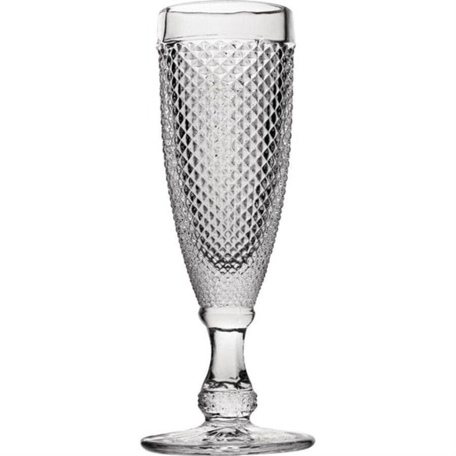 Verres à champagne Utopia Dante 150 ml – Coffret de 6 verres en cristal élégants pour l'hôtellerie et la maison