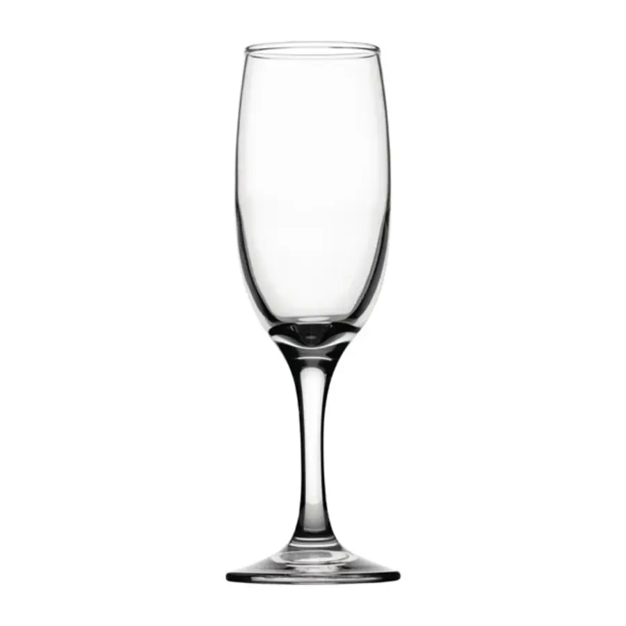 Utopia Pure Glass Champagne Glasses 190 ml – Set of 24 Clear and Stylish