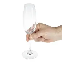 Olympia Modal Champagne Glasses 215 ml – Set of 6 Elegant Crystal