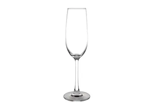  HorecaTraders Olympia Modal Champagne Glasses 215 ml – Set of 6 Elegant Crystal 