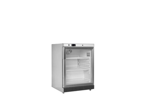  HorecaTraders Marine Vessel glass door refrigerator Compact | 60hz | +2 to +10 °C | 600 x 585 x 855 mm 