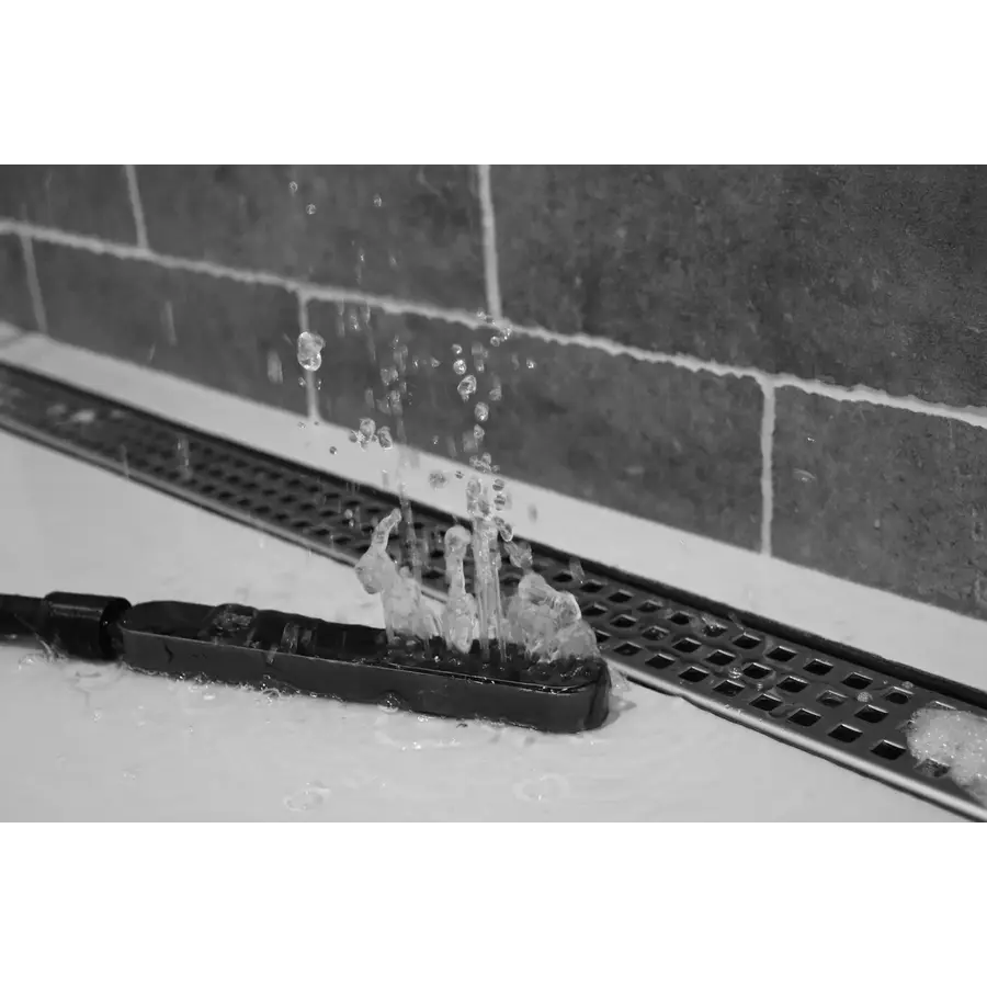 Bonde de douche | Acier inoxydable | Trous carrés | Différentes tailles