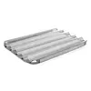HorecaTraders Perforierte Aluminium-Baguetteform | 600 x 400 mm | Für 5 Brote