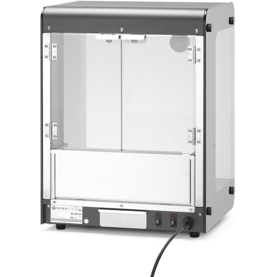 Chauffe-nachos | Éclairage LED | 35 L | 58 degrés | 40 x 34,4 x 52,5 cm