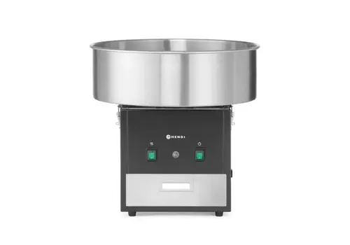  HorecaTraders Cotton Candy Machine | Carbon Steel | Dispenser | 52x52x50cm 